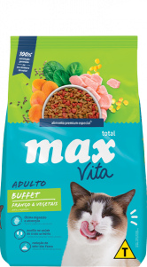Ração Max Vita Adultos Buffet Frango & Vegetais		